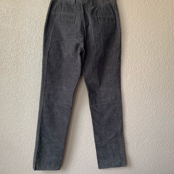 Elie Tahari fitted plain front unhemmed cordoruy - Picture 8 of 13